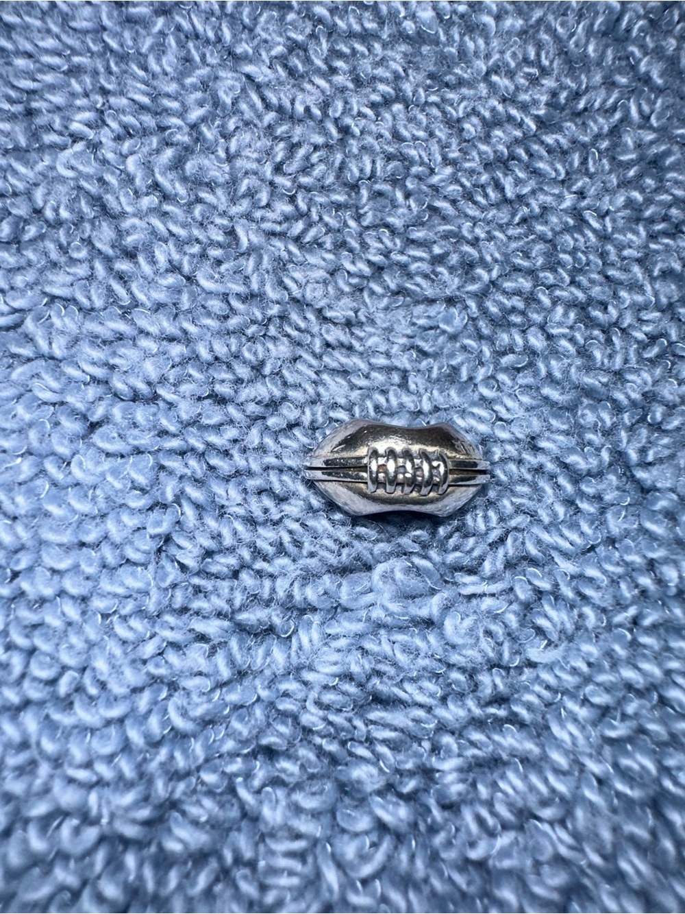 PANDORA Sterling Silver Football Charm